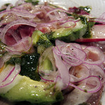 炙りブリトロとまぐろのカルパッチョ