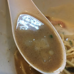 中華蕎麦 葛 - スープの底には玉ねぎ