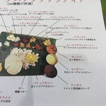 カレーリーブス カフェ＆レストラン - お品書き右