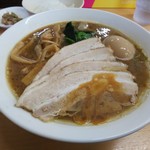 らーめん専門店 真打 - 料理写真:焦がし醤油+チャーシュー+味玉