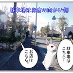 アリスの茶屋 - 駐車場は店の向かい