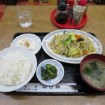 らーめん 味っ子 - 野菜炒め定食