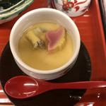 伊月 笹乃庄 - 鮑の茶碗蒸し