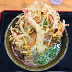 大地のうどん - 肉掻き揚げうどん750円