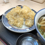 うどん屋 しろ - かしわ天アップ