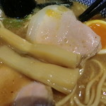 らーめん侘助 - 材木メンマとチャーシュー