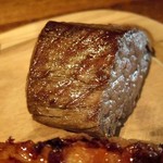 ラ プランシュ - 付け合せの肉は近江牛ヒレ肉