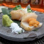 ぼちぼち - たいらぎ貝のお造り