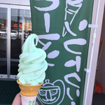 道の駅 サラブレッドロード新冠 - ピーマンソフトクリーム