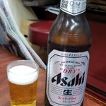 ことぶき食堂 - 瓶ビール(大瓶)　690円。