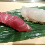 和食と立喰い寿司 ナチュラ - マグロではない赤身魚と白身魚