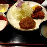 Robuno Orusara Ebo - ハンバーグ&唐揚げ定食