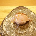 天ぷら たけうち - 赤むつ昆布締め、槍烏賊