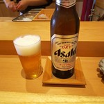 天ぷら たけうち - 先ずはビール