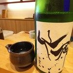 天ぷら たけうち - 日本酒…まだ飲んでる…