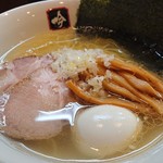 餃子と担々麺 吟 - 特製塩そば(2019.04)