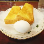 Sharuman - バタートーストとゆで玉子