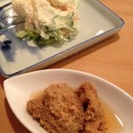 浜勢 - ポテトサラダ、鯛の子煮付