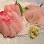 浜勢 - 平政、カワハギ刺身