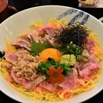 とん唐てん - 生親子丼　桜バージョン