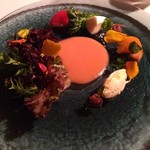 フィオッキ - 石山さんのトマト　モッツァレラ、リコッタ、アンチョビ