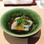 匠 進吾 - クエの出汁漬け、ゆず胡椒