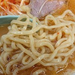 らーめん堂仙台っ子 - 麺はぷりぷりでつるつる。