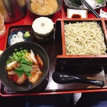 そば処 つる岡 - 鴨せいろ