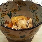 くろぎ - 【2011.11.15】鱧と秋茄子の酢の物