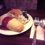 キッチン チェック - オムライス　みそ汁付　900円