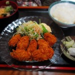 江戸家 - カキフライ定食