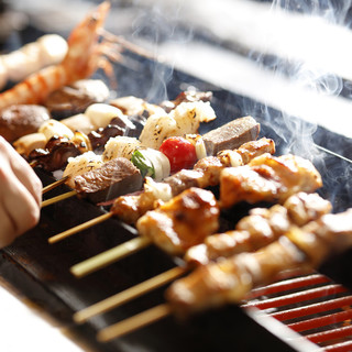 一度は食べていただきたい…。こだわり抜かれた串焼きや鉄板焼き