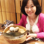 蔵人厨 金鯱 - 子持ちガレイと大アサリと一緒に