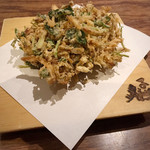 蔵人厨 金鯱 - しらすのかき揚げ