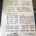 お好み焼 はな - メニュー