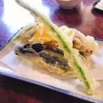 そば処 やまもと - 野菜天ぷら