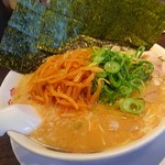 来来亭 - こってりラーメン+海苔+辛モヤシ