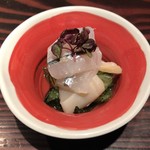 野口太郎 - さより 白みる貝 キュウリの酢の物