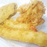銀座ハゲ天 - 料理写真:天ぷら盛り合わせ500円 