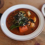 スープカレー店 34 - 五香薬味と挽肉、納豆オクラカレー  @980円 限定(2019.04)