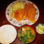 Kicchinhitokuchi - 「ミックスフライ定食（ごはん少なめ）」900円