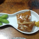 上総屋 - 突き出し（ミミガーの煮凝り）