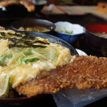 こだま食堂 - 福井丼(卵とじ)