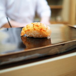 日本橋蛎殻町 すぎた - 【握り】ボタン海老