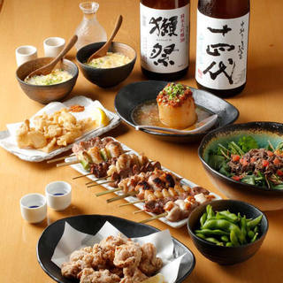 宴会コースも満足度100%（飲み放題付コース4,500円～）