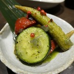 めろう屋 DEN - 彩り野菜の大葉マリネ