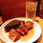 博多のおでん - 『こんにゃく&すじ』しゃんでシュワシュワたい♪