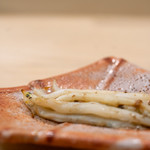 日本橋蛎殻町 すぎた - 2019.4 白魚酒盗焼き