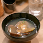 日本橋蛎殻町 すぎた - 2019.4 浅蜊の味噌汁