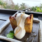 和カフェ たらそ - かぼちゃのパンプリンセット 1,100円